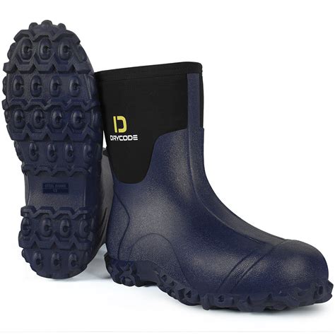 steel shank rubber boots|More.